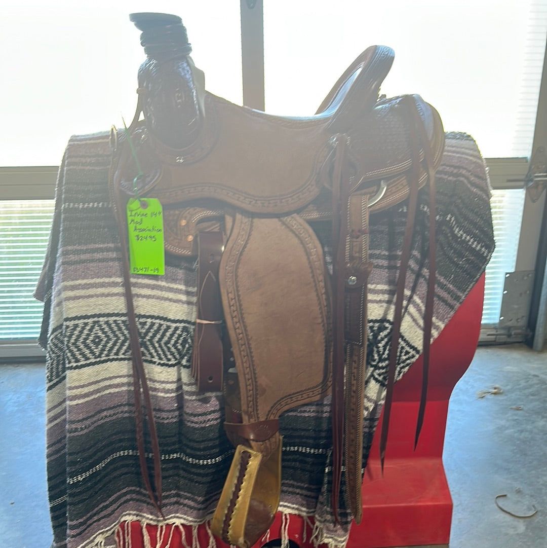 Irvine 14" Modified Association Ranch Saddle - 1/2 Tooling