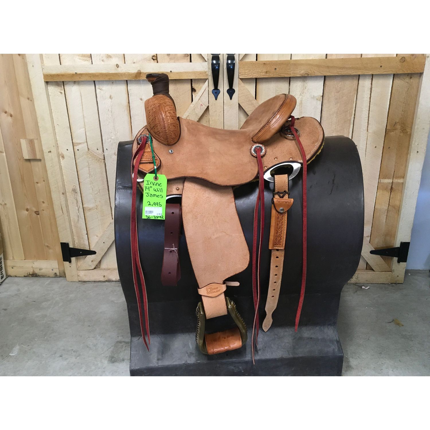Irvine 14" Will James Ranch Saddle - 36-3892