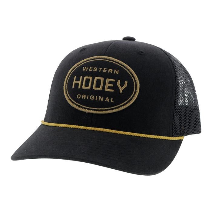 Hooey Del Trucker Cap - Black w/Patch