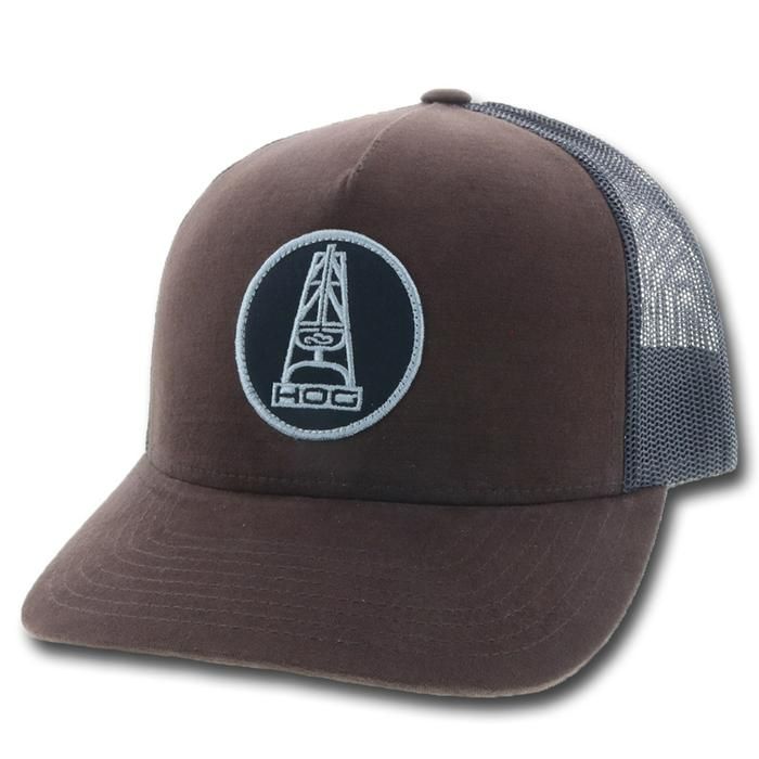 Hooey HOG Oil Money Trucker Cap - Brown &amp; Black w/Patch