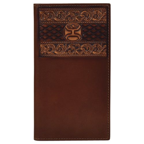 Hooey Signature Rodeo Wallet Brown w/Tooling