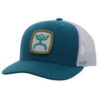 Hooey Zenith Trucker Cap- Teal/White
