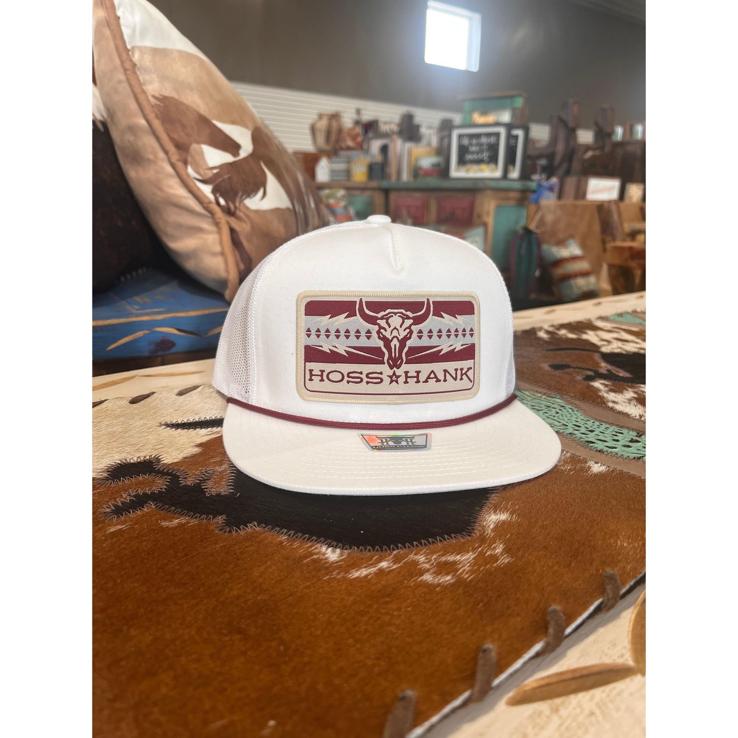 Hoss &amp; Hank Ryder Hat - White