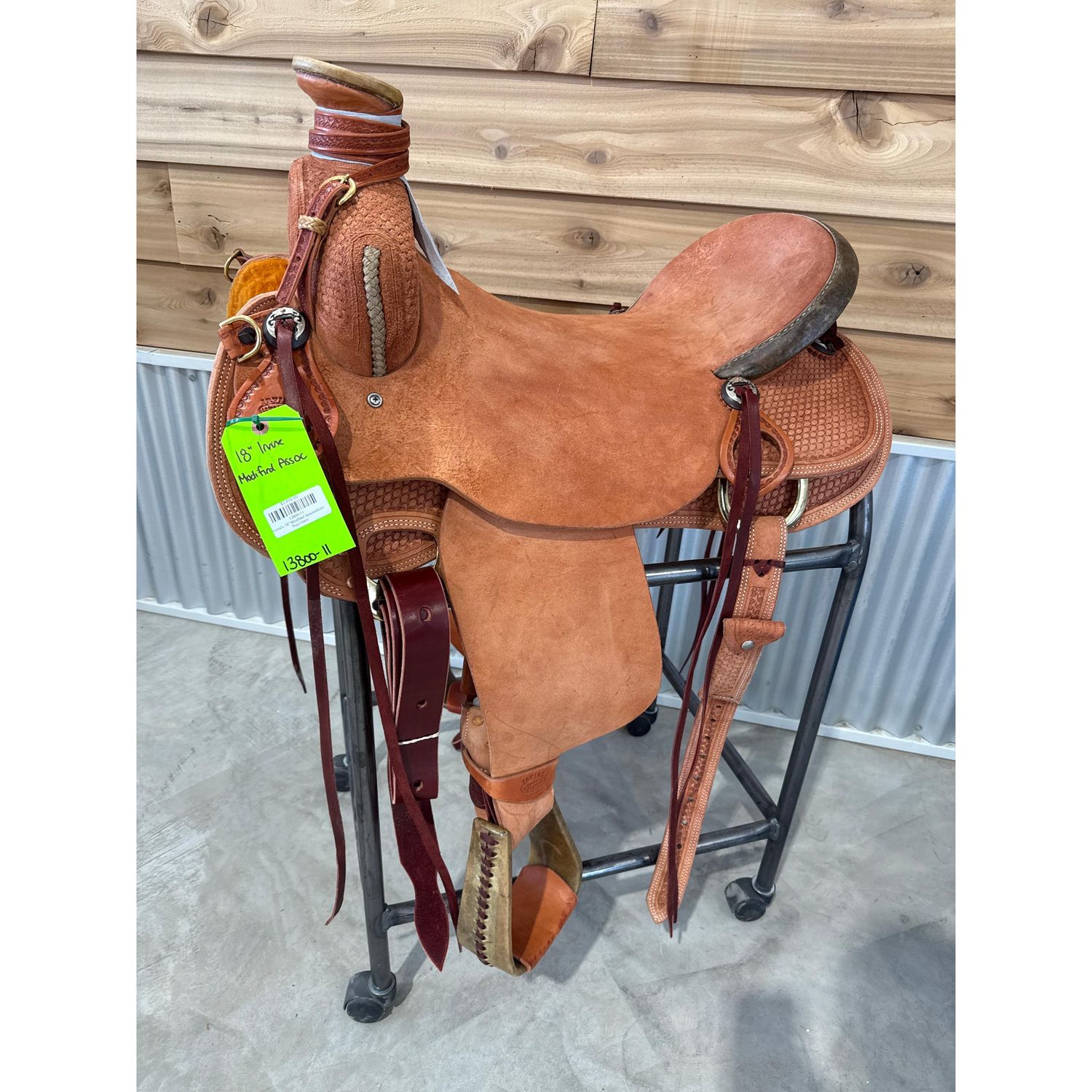 Irvine 12" Association Ranch Saddle-3
