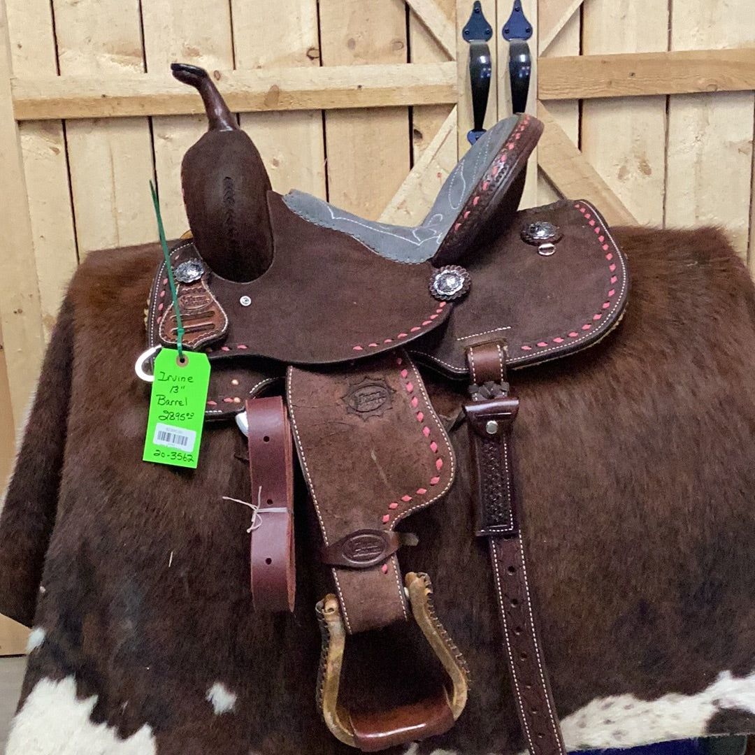 Irvine 13" Barrel Saddle-2