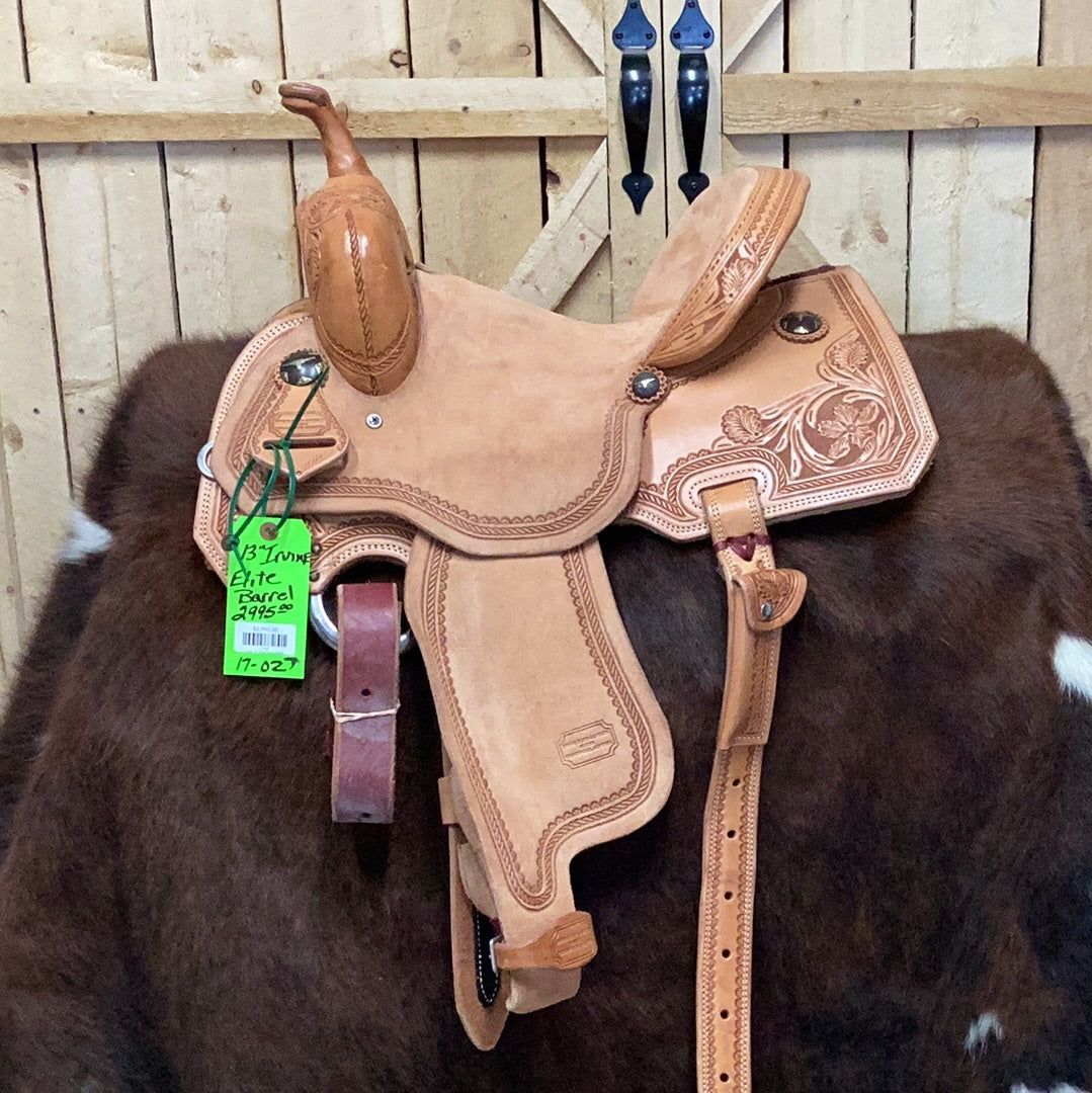 Irvine 13" Elite Barrel Saddle-2