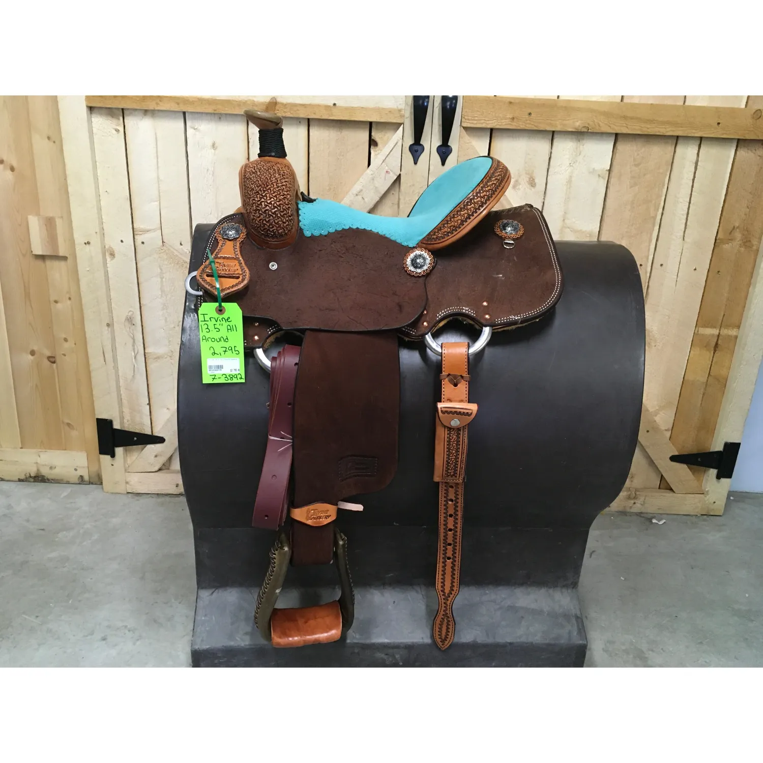 Irvine 13.5" All Around Saddle-10