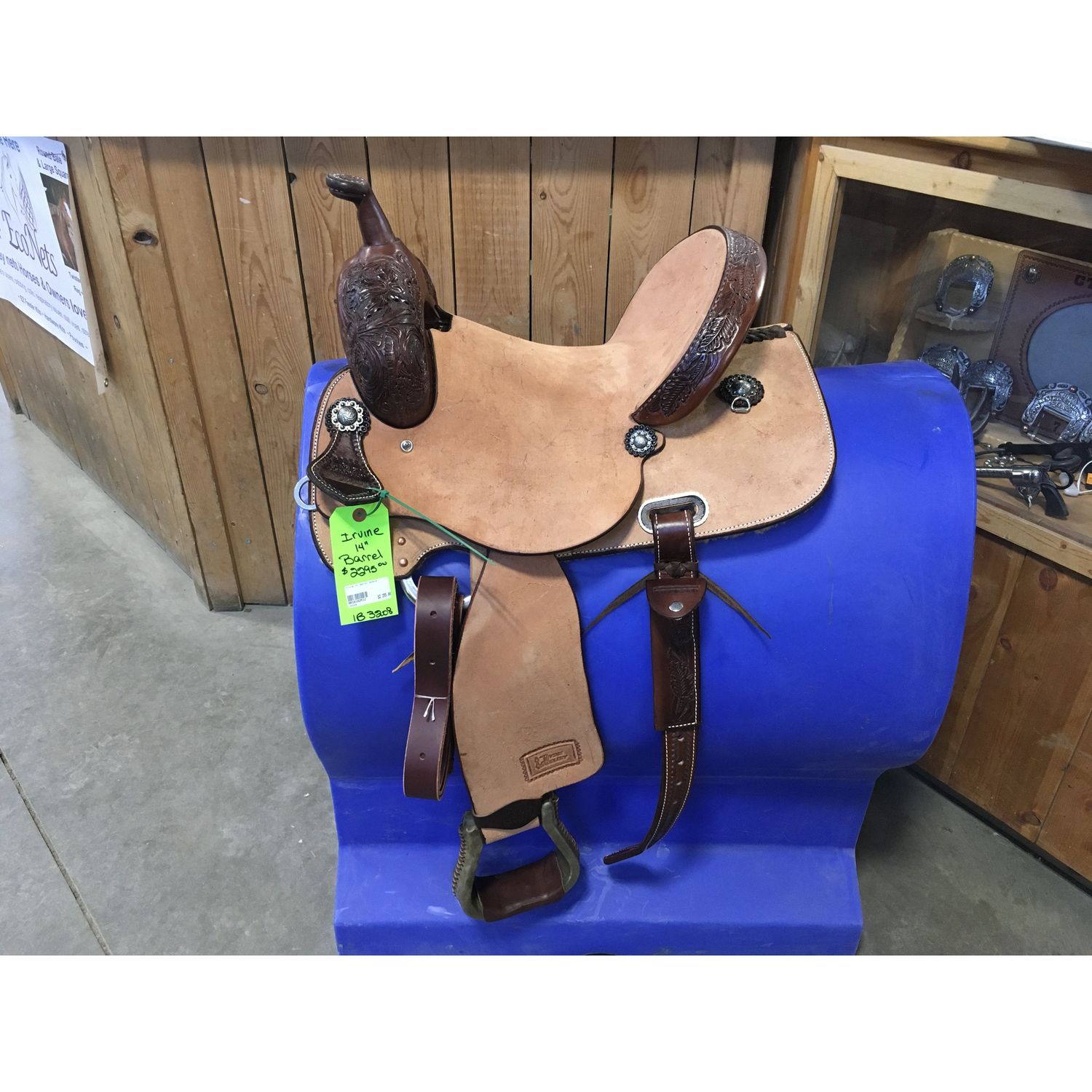 Irvine 14" Barrel Saddle-14