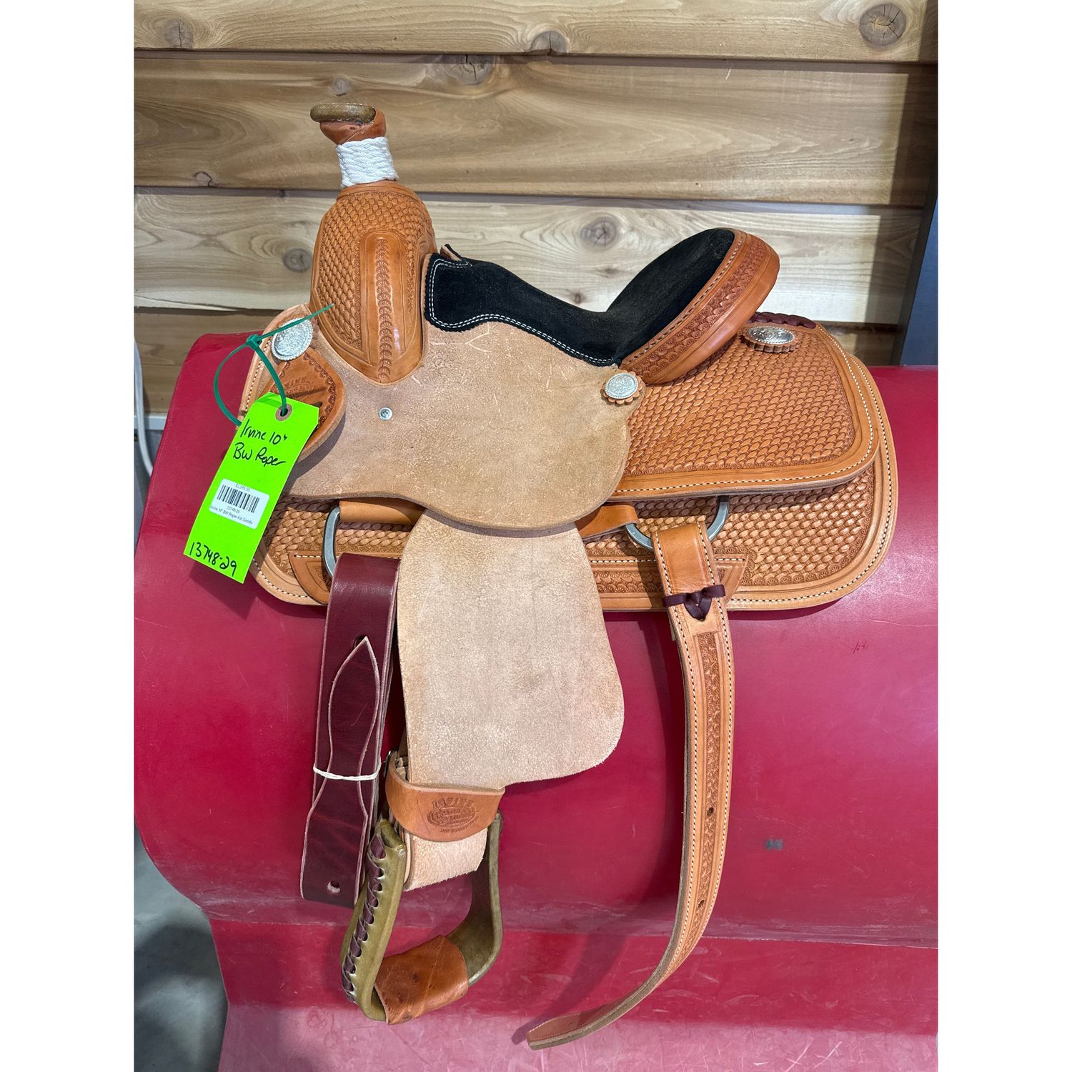 Irvine 10" BW Roper Kid Saddle-1