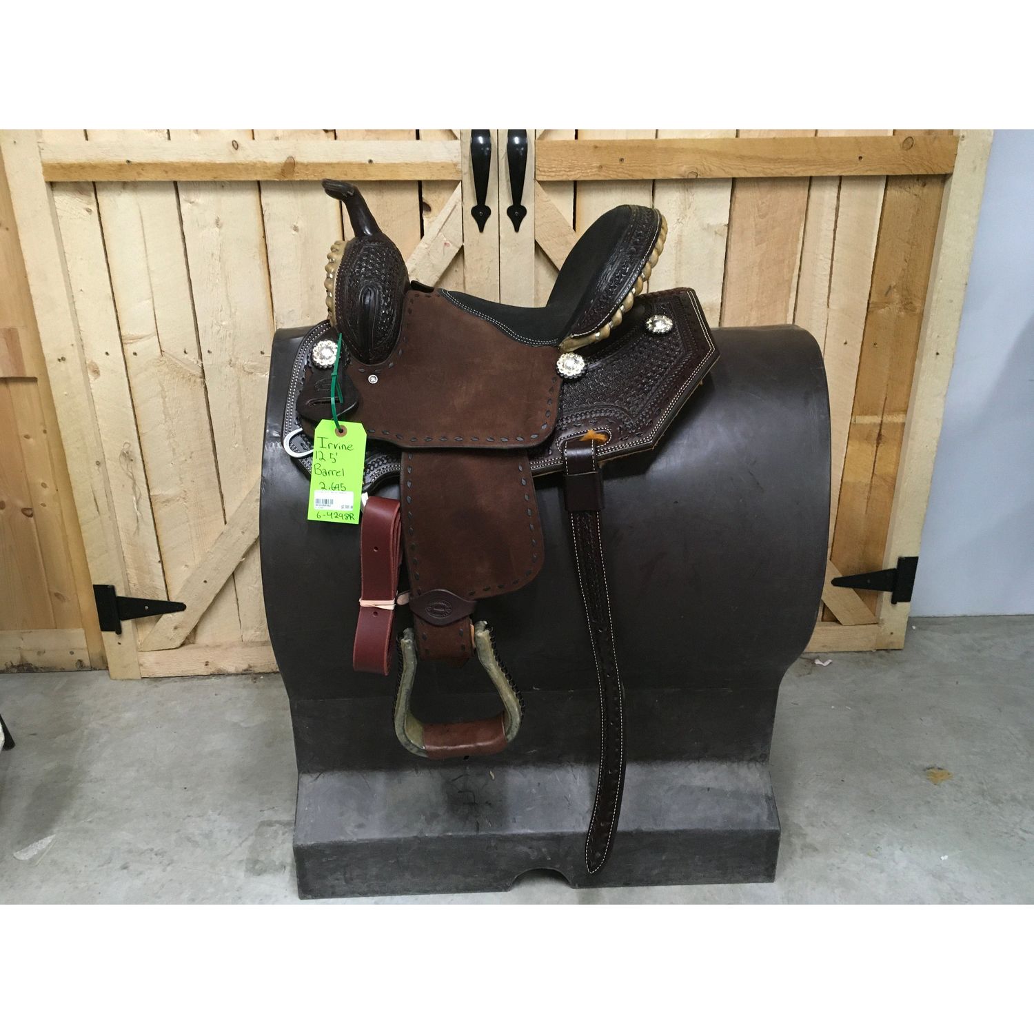 Irvine 12.5" Barrel Saddle - 6-4298R
