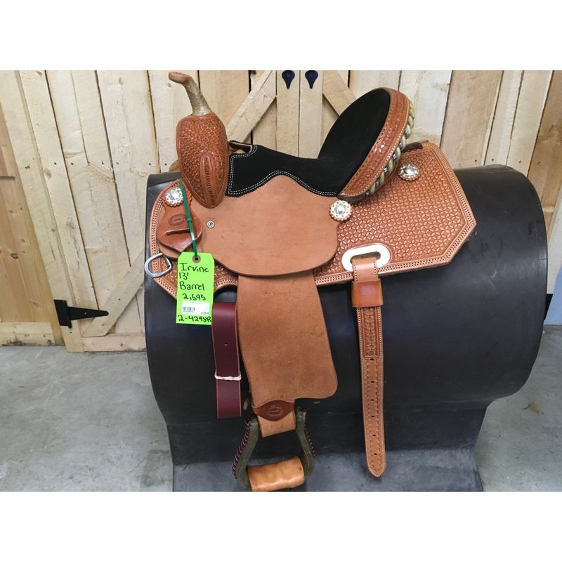 Irvine 13" Barrel Saddle - 2-4298R