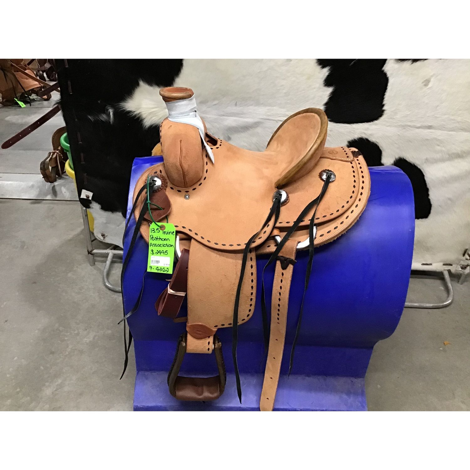 Irvine 13.5" Posthorn Association Saddle
