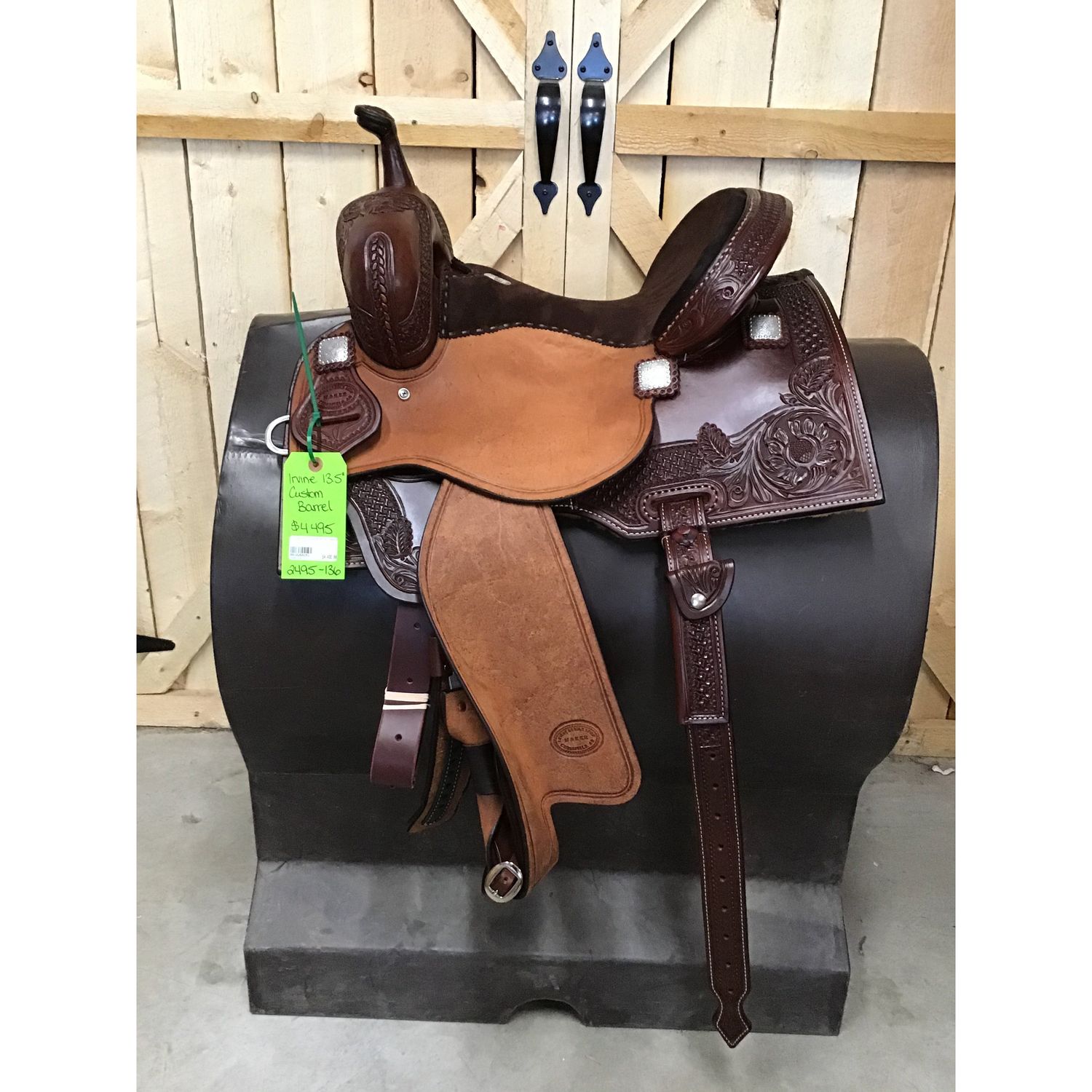 Irvine 13.5" Custom Barrel Saddle - 2495-136