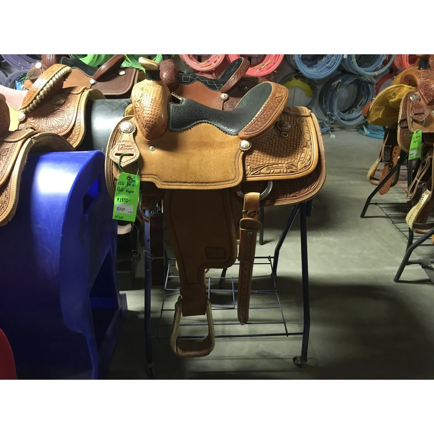 Irvine 13.5" Used Rope Saddle