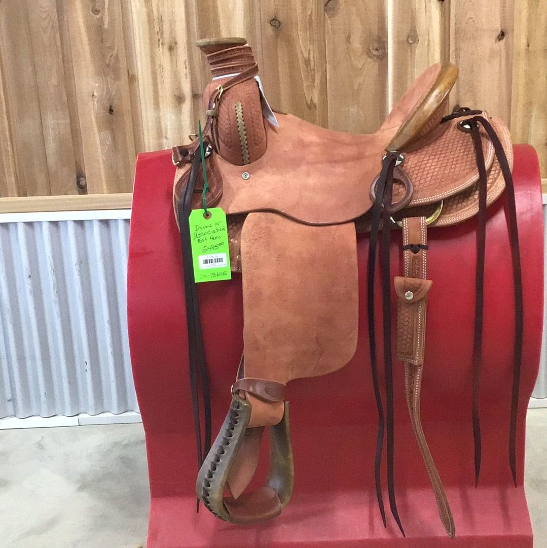 Irvine 14" Association Ranch Saddle - Post Horn