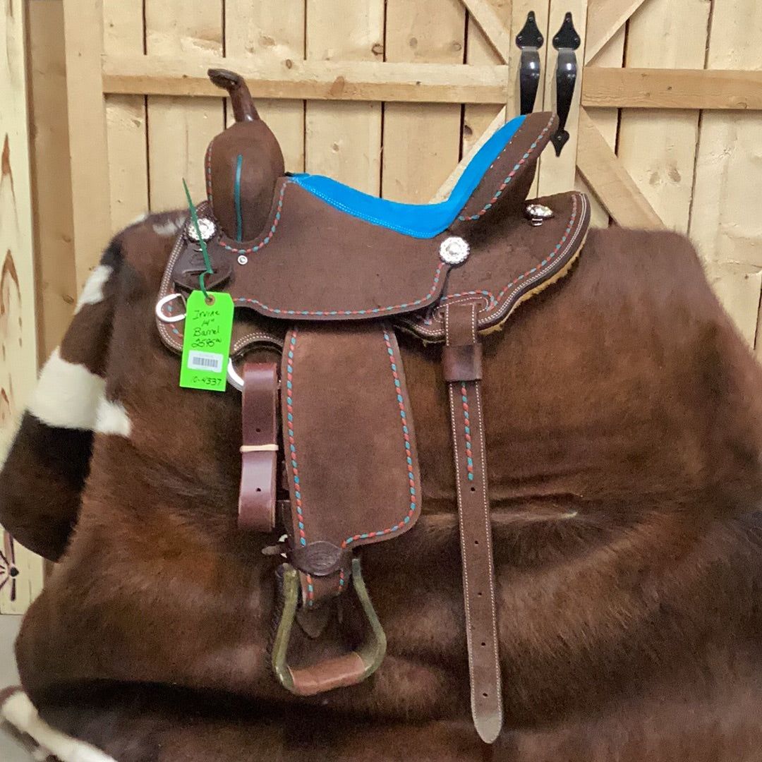 Irvine 14" Barrel Saddle-2