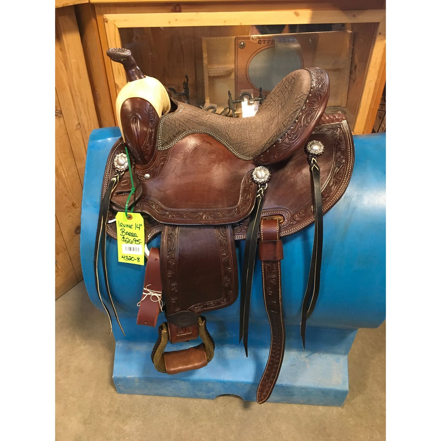 Irvine 14" Barrel Saddle-4