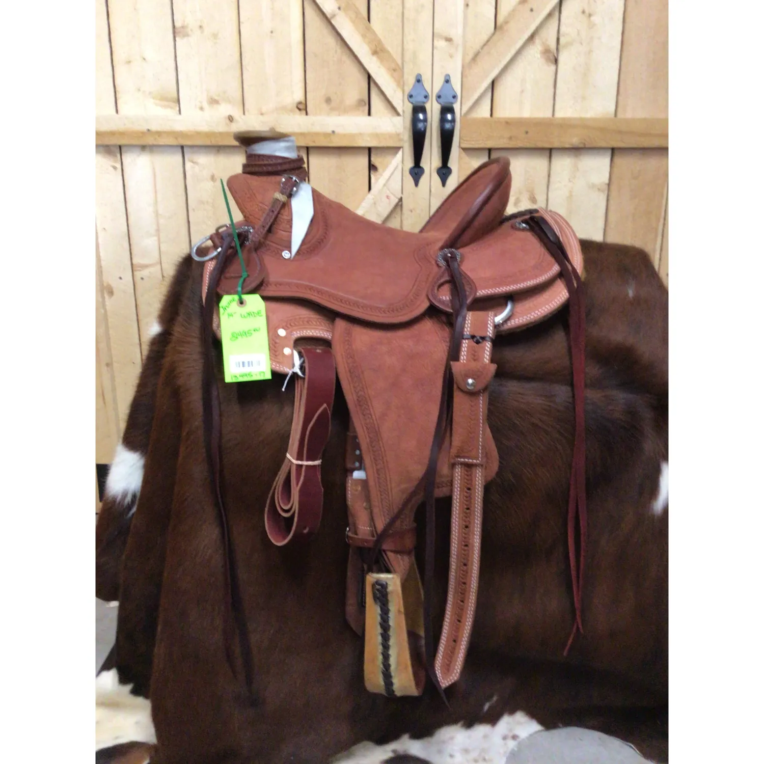 irvine 14" Rough Out Wade Ranch Saddle