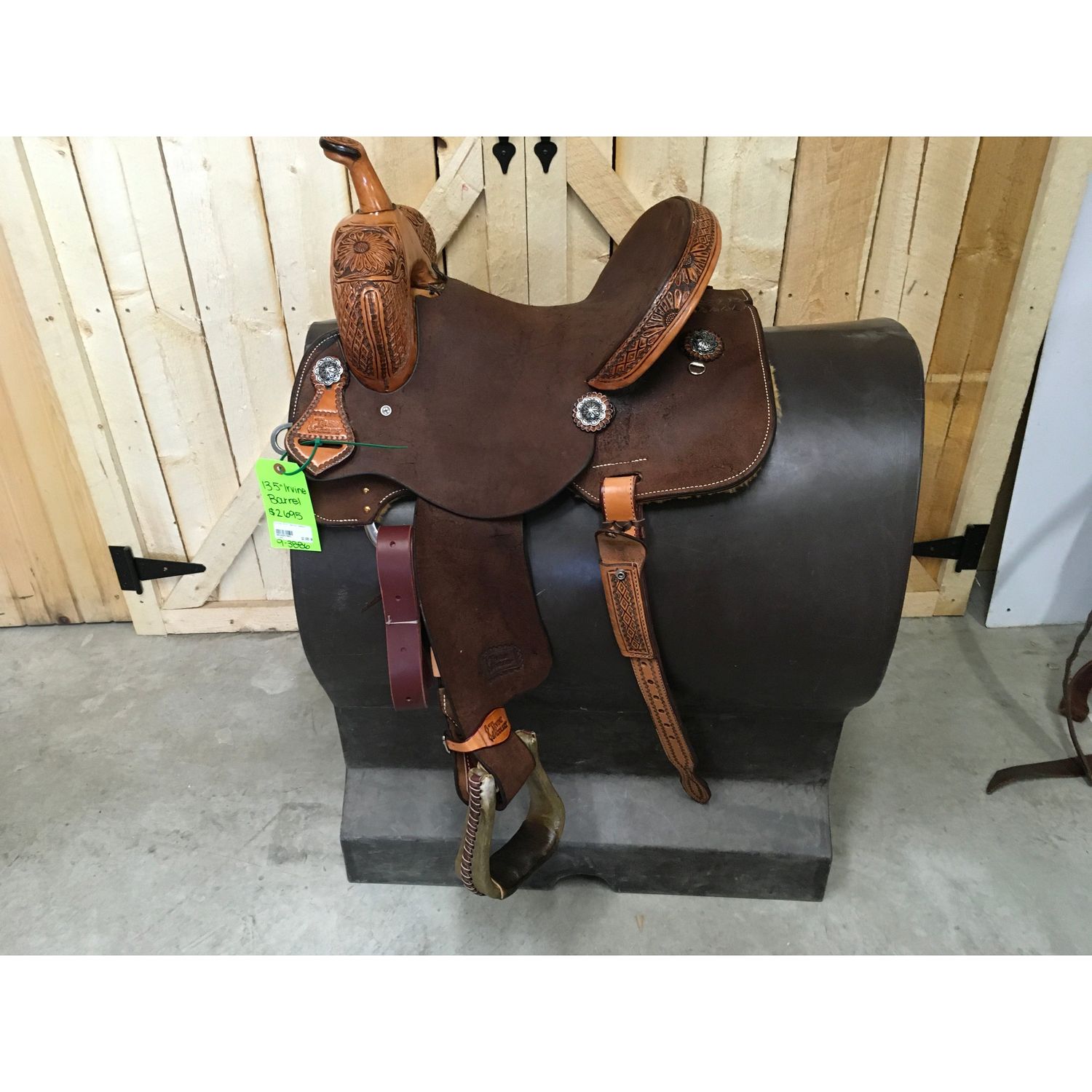 Irvine 14.5" Barrel Saddle - 4-3886