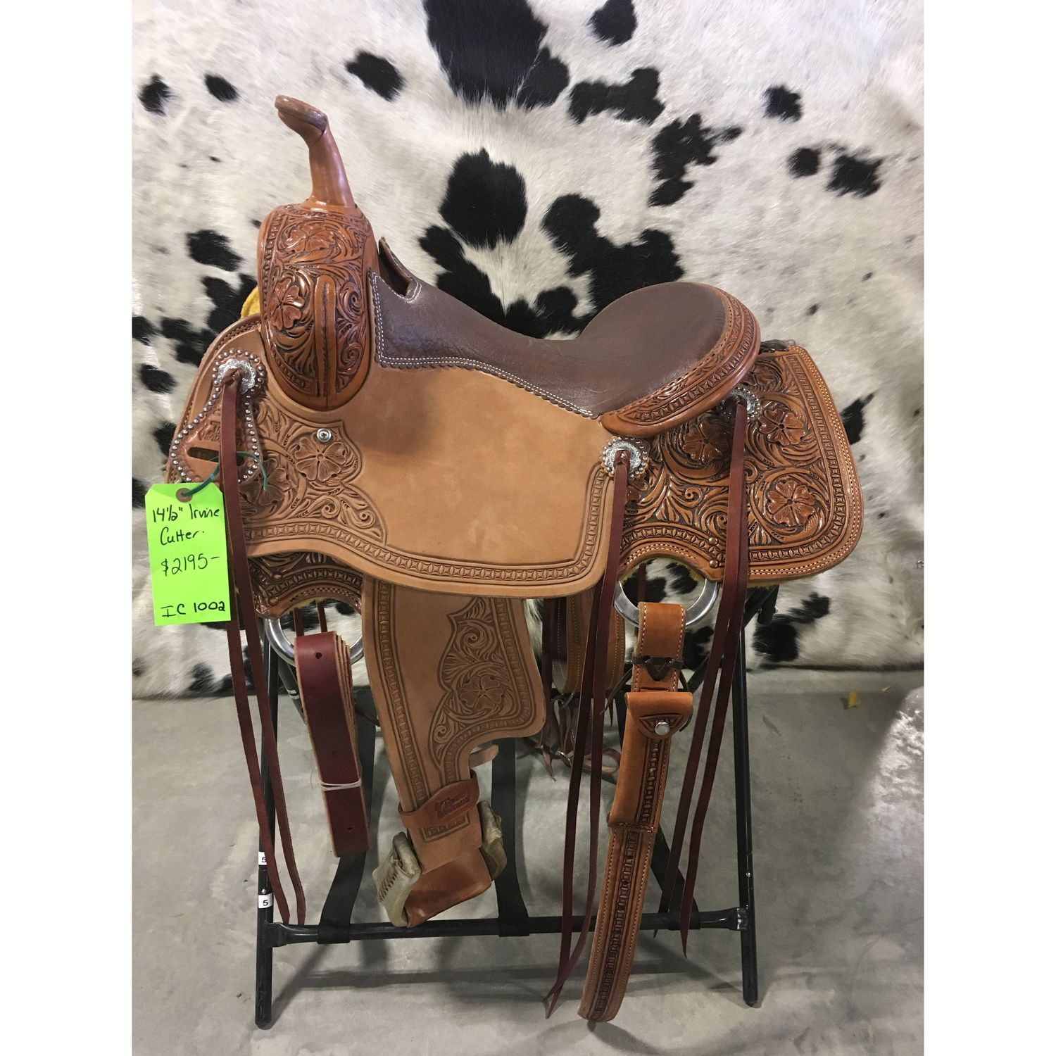 Irvine 14.5" Cutting Saddle