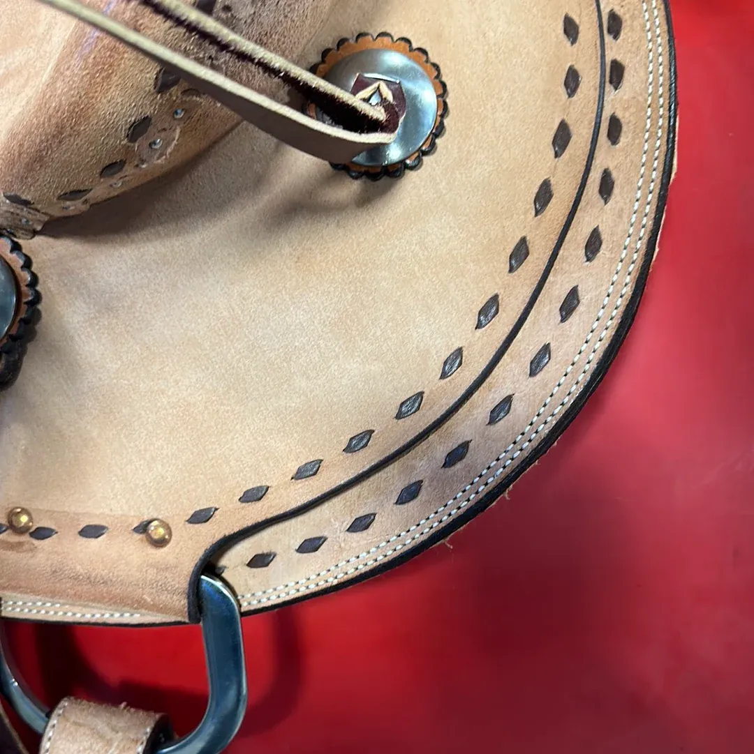 Irvine 14.5" OY Roping Saddle-1
