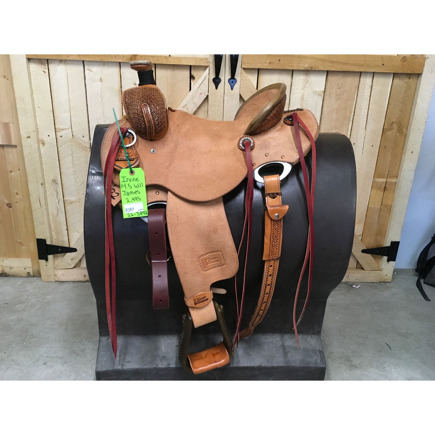 Irvine 14.5" Will James Ranch Saddle - 22-3892
