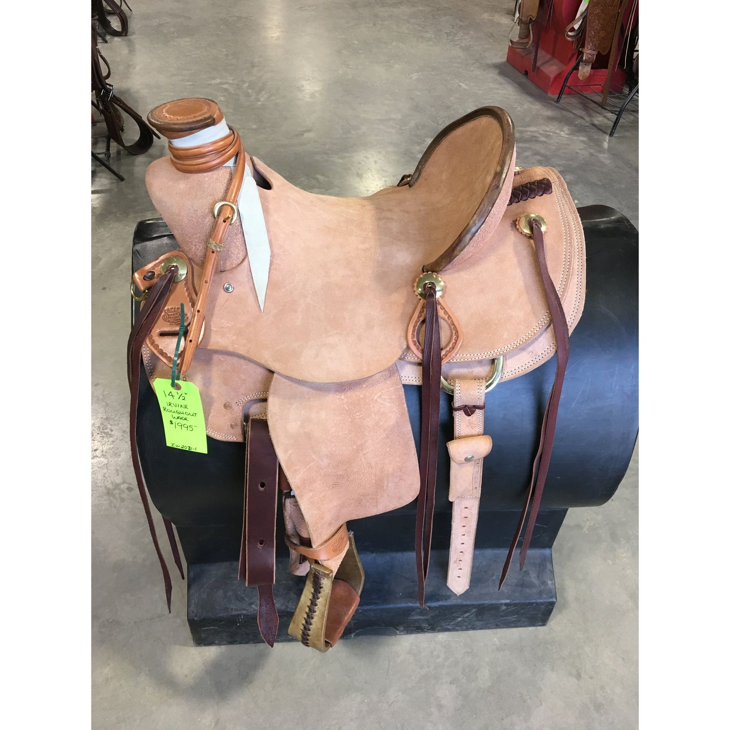 Irvine 14.5" Wade Ranch Saddle Rough Out