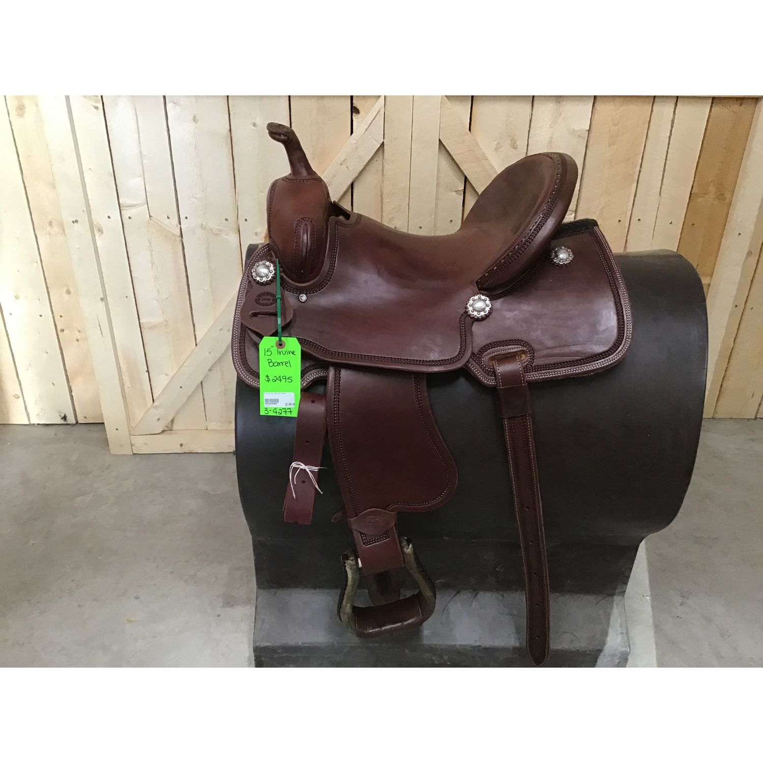 Irvine 15" Barrel Saddle - 3-4277
