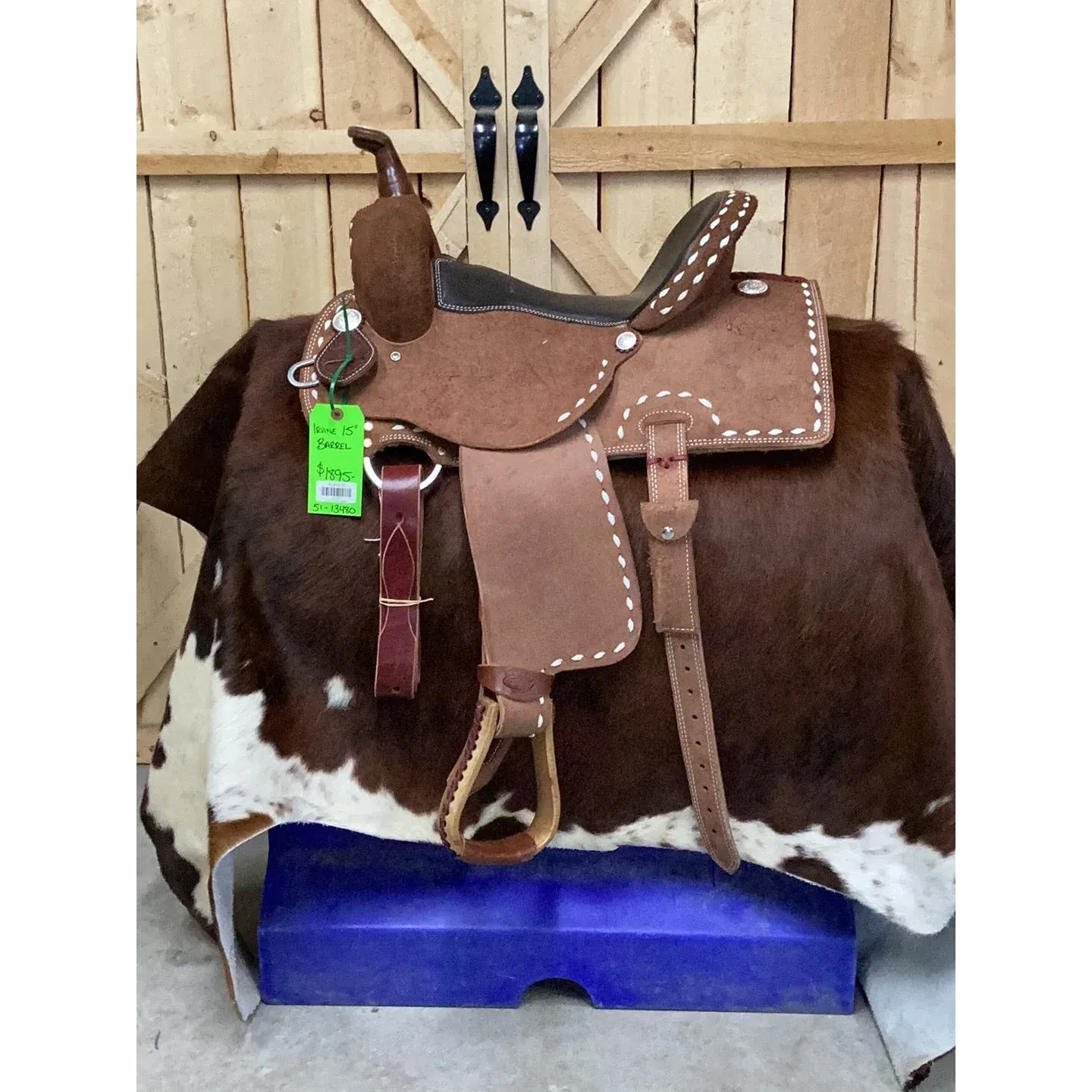 Irvine 15" Barrel Saddle-4
