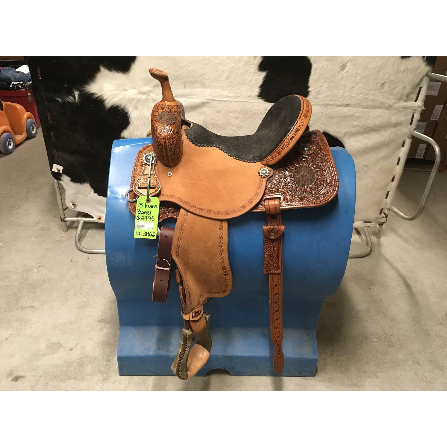 Irvine 15" Barrel Saddle - 12-3862