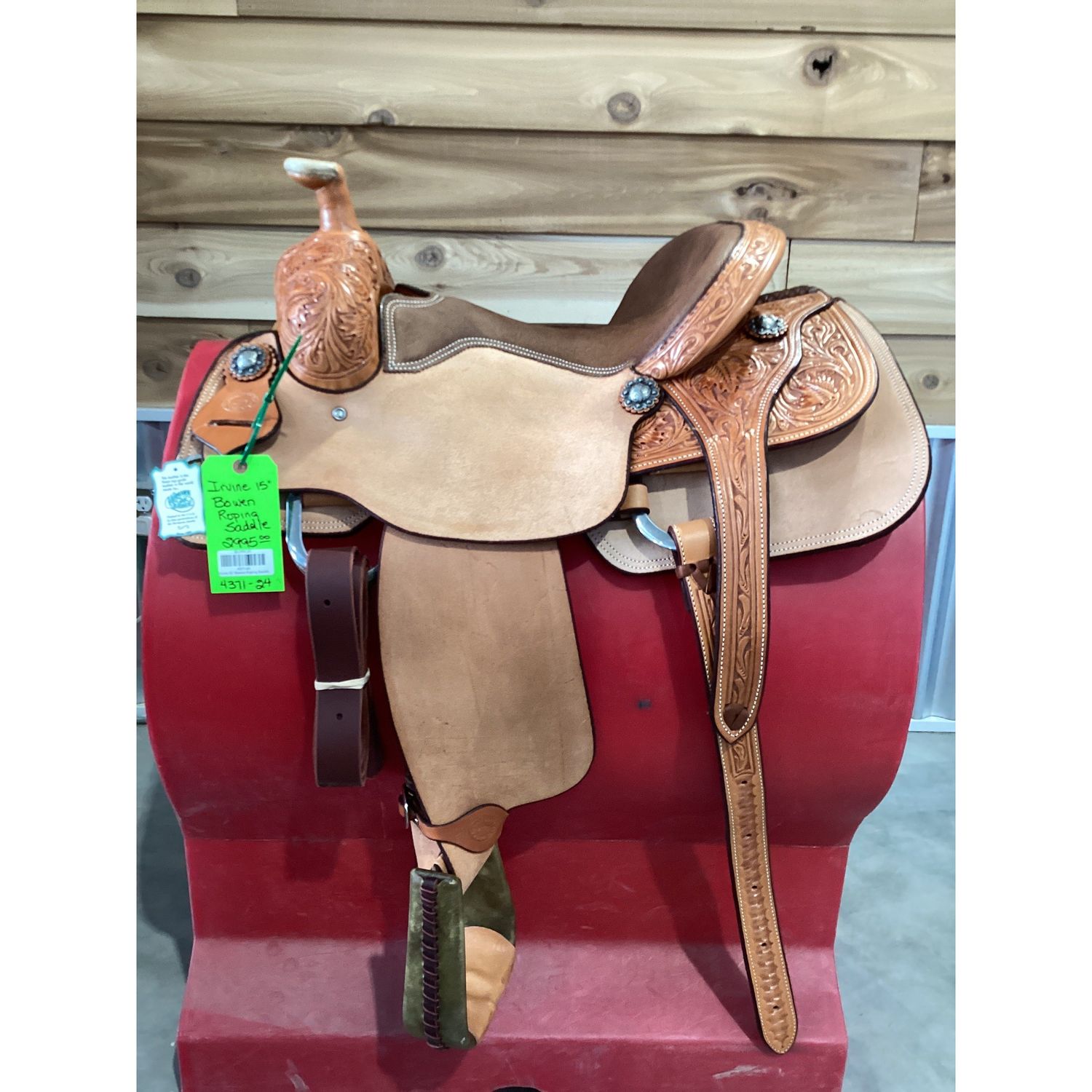 Irvine 15" Bowen Roping Saddle-3