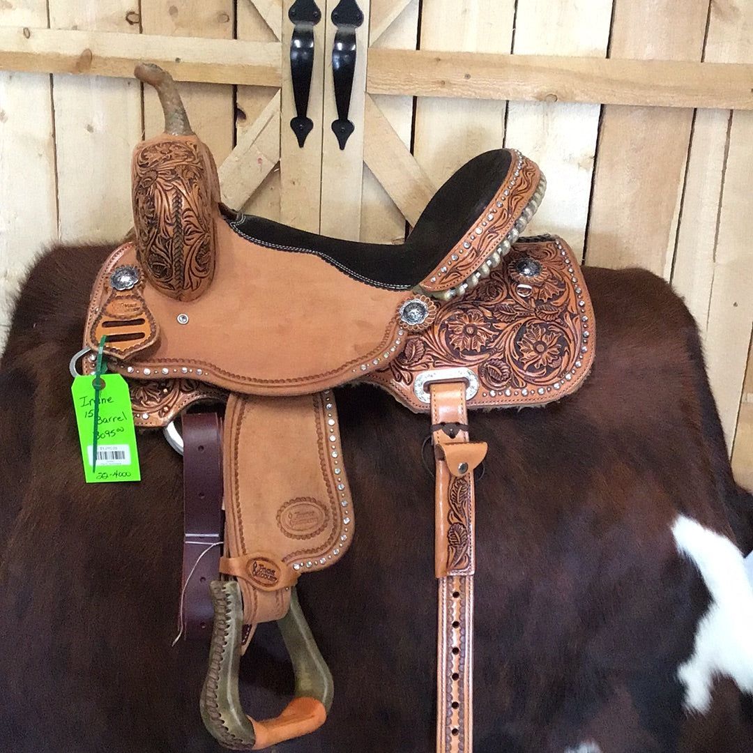 Irvine 15" Barrel Saddle-6