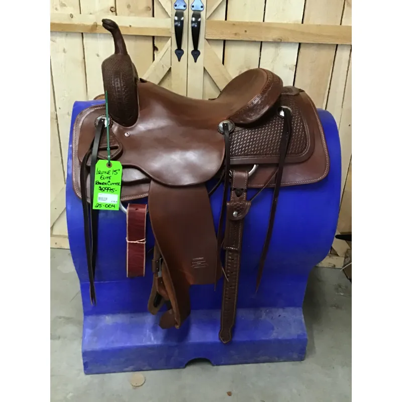 Irvine 15" Elite Ranch Cutting Saddle - 25-004