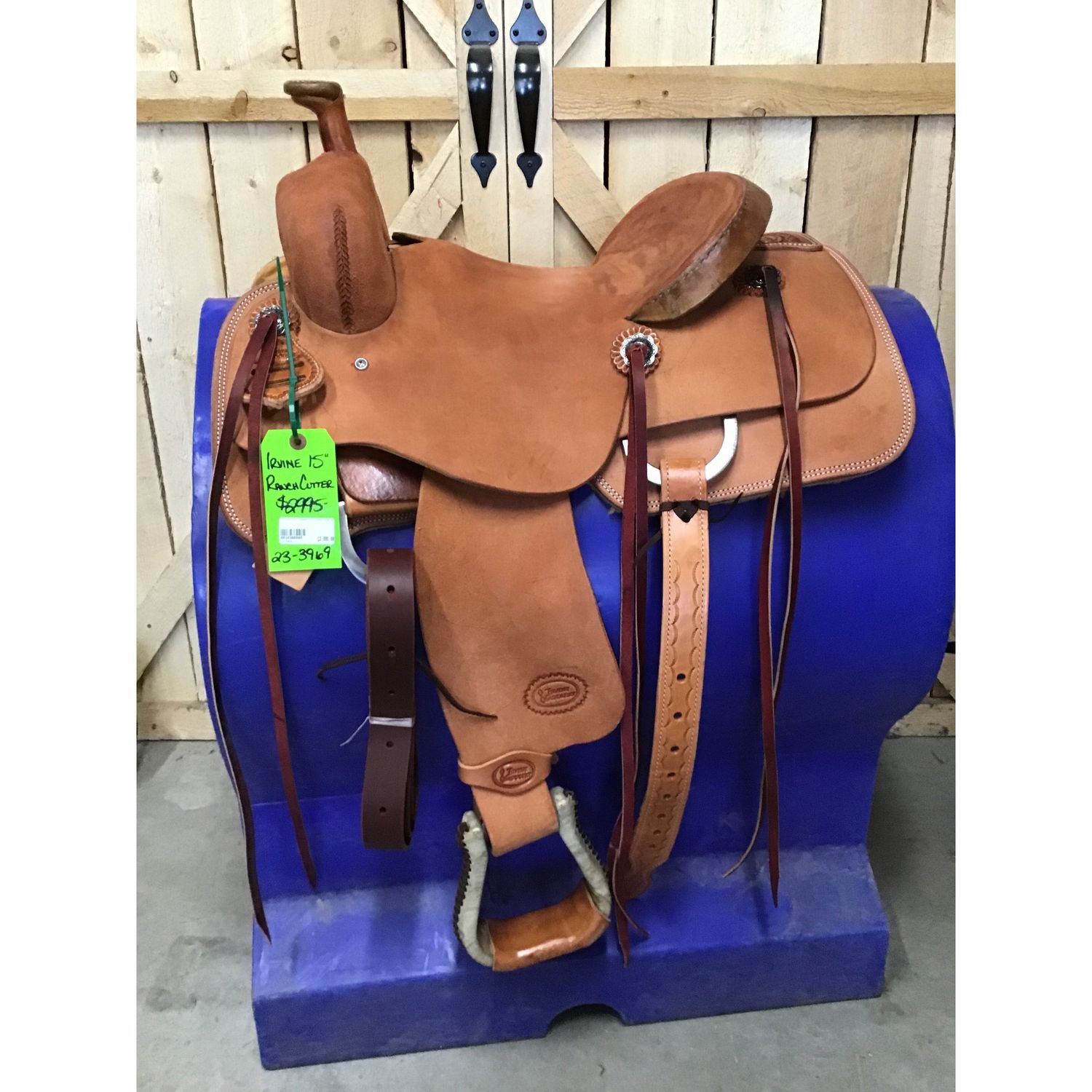 Irvine 15" Ranch Cutting Saddle - 23-3969