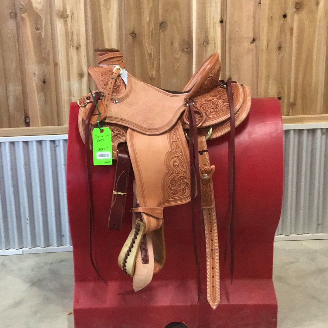 Irvine 14" 1/2 Tooled Wade Saddle-1