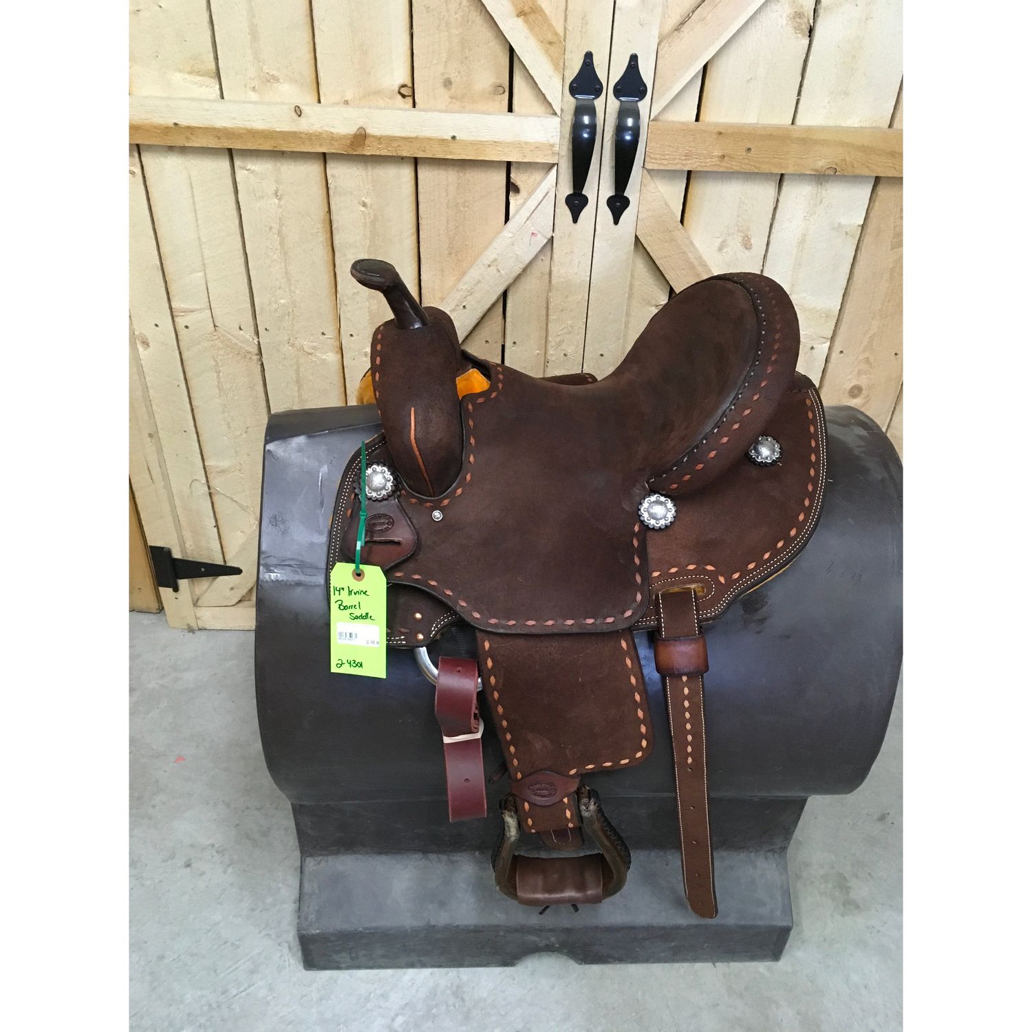 Irvine 14" Barrel Saddle - 2-4301