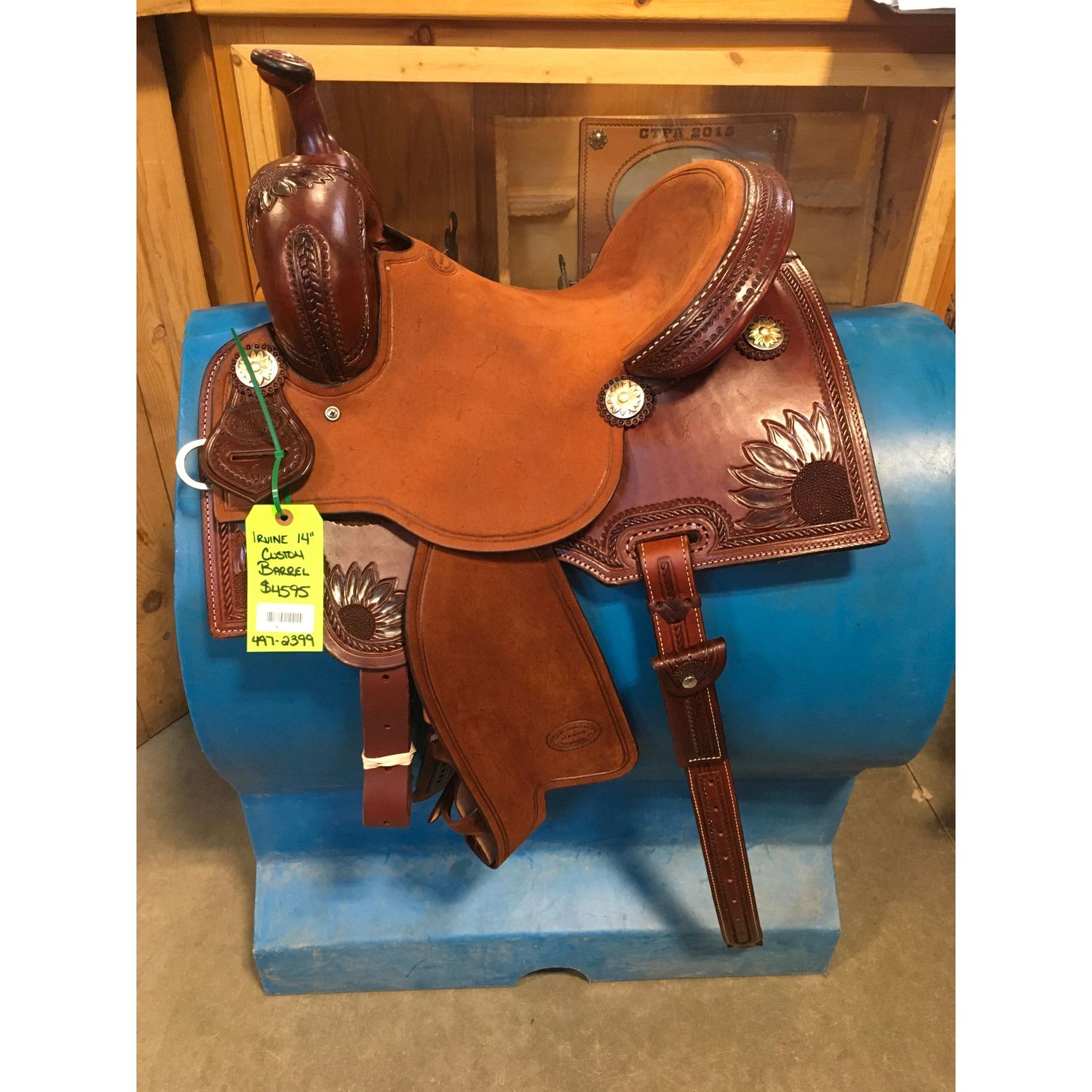 Irvine 14" Custom Barrel Saddle-5