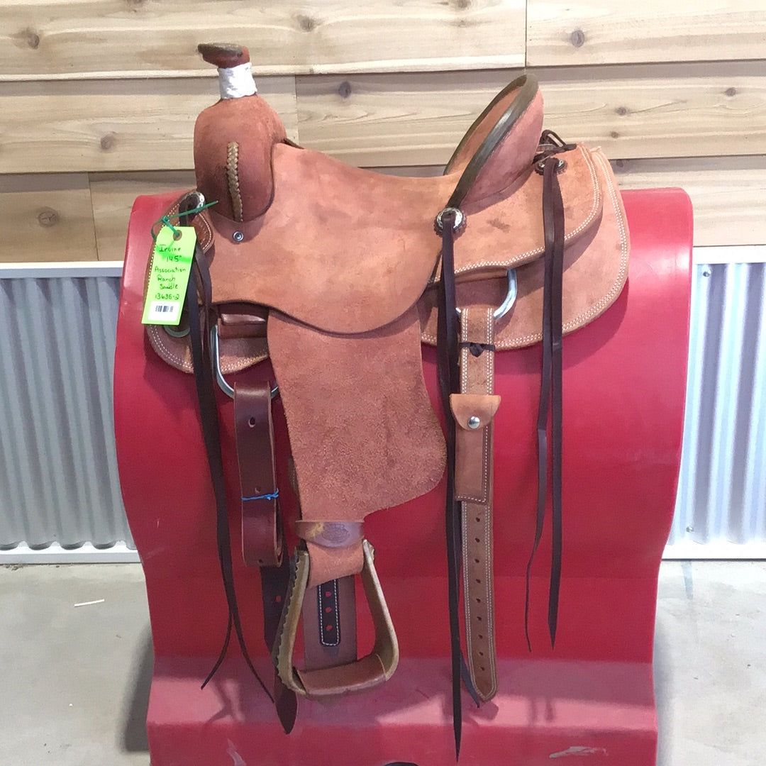 Irvine 14.5" Association Ranch Saddle-1