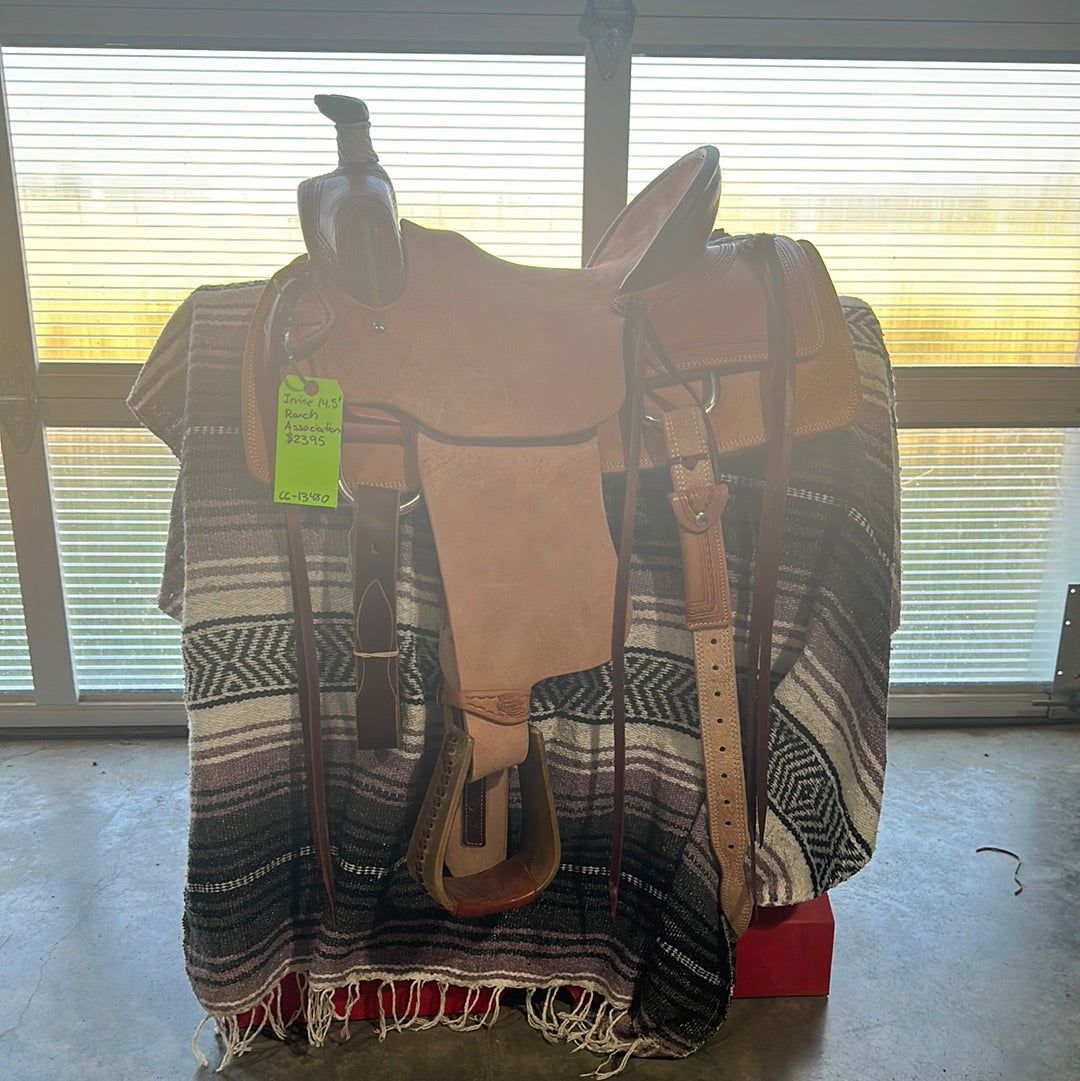 Irvine 14.5" Association Ranch Saddle-4