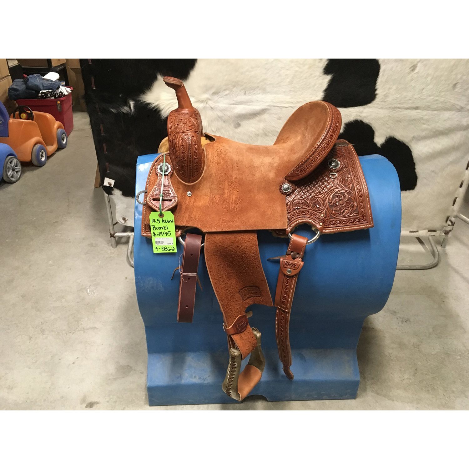 Irvine 14.5" Barrel Saddle - 7-3862