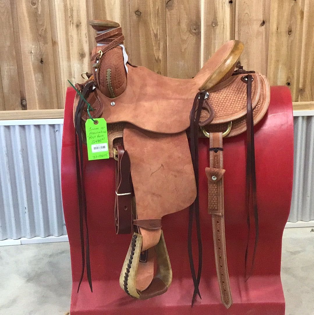 Irvine 15" Association Ranch Saddle - Post Horn