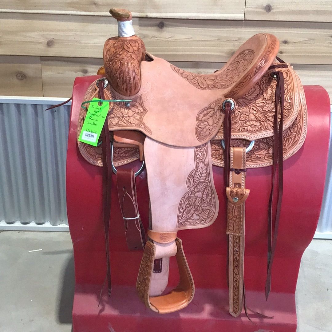 Irvine 15" Association Ranch Saddle-3