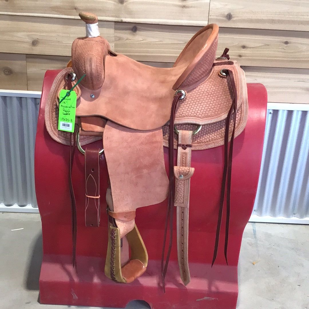 Irvine 15" Association Ranch Saddle-7