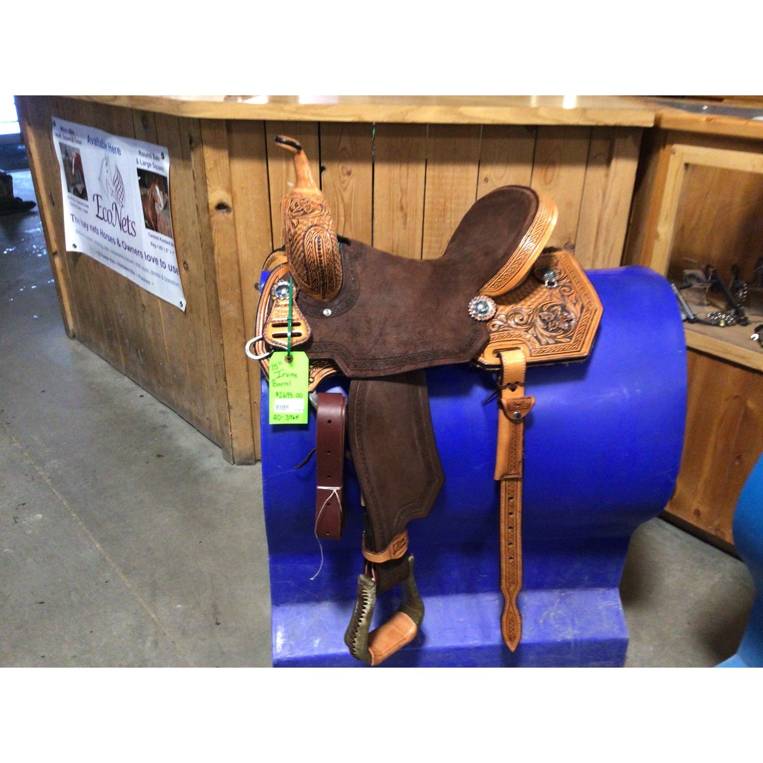 Irvine 15" Barrel Saddle - 40-3964