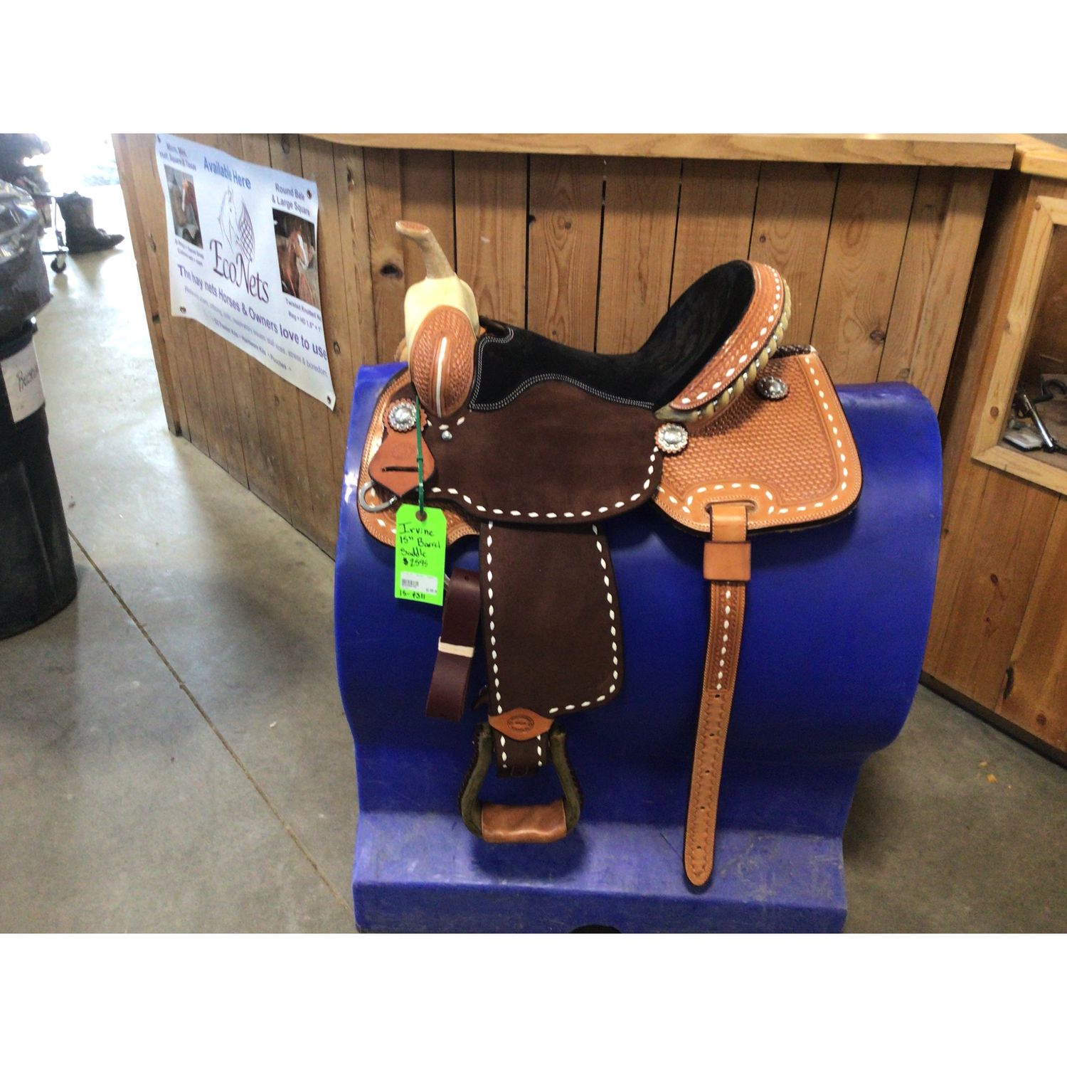 Irvine 15" Barrel Saddle - 15-4311