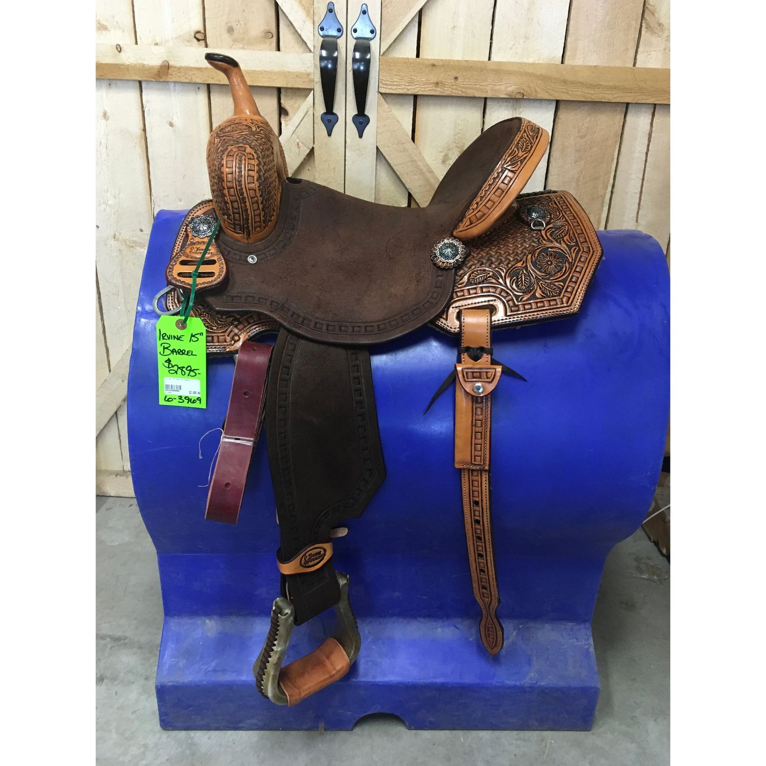 Irvine 15" Barrel Saddle - 6-3969