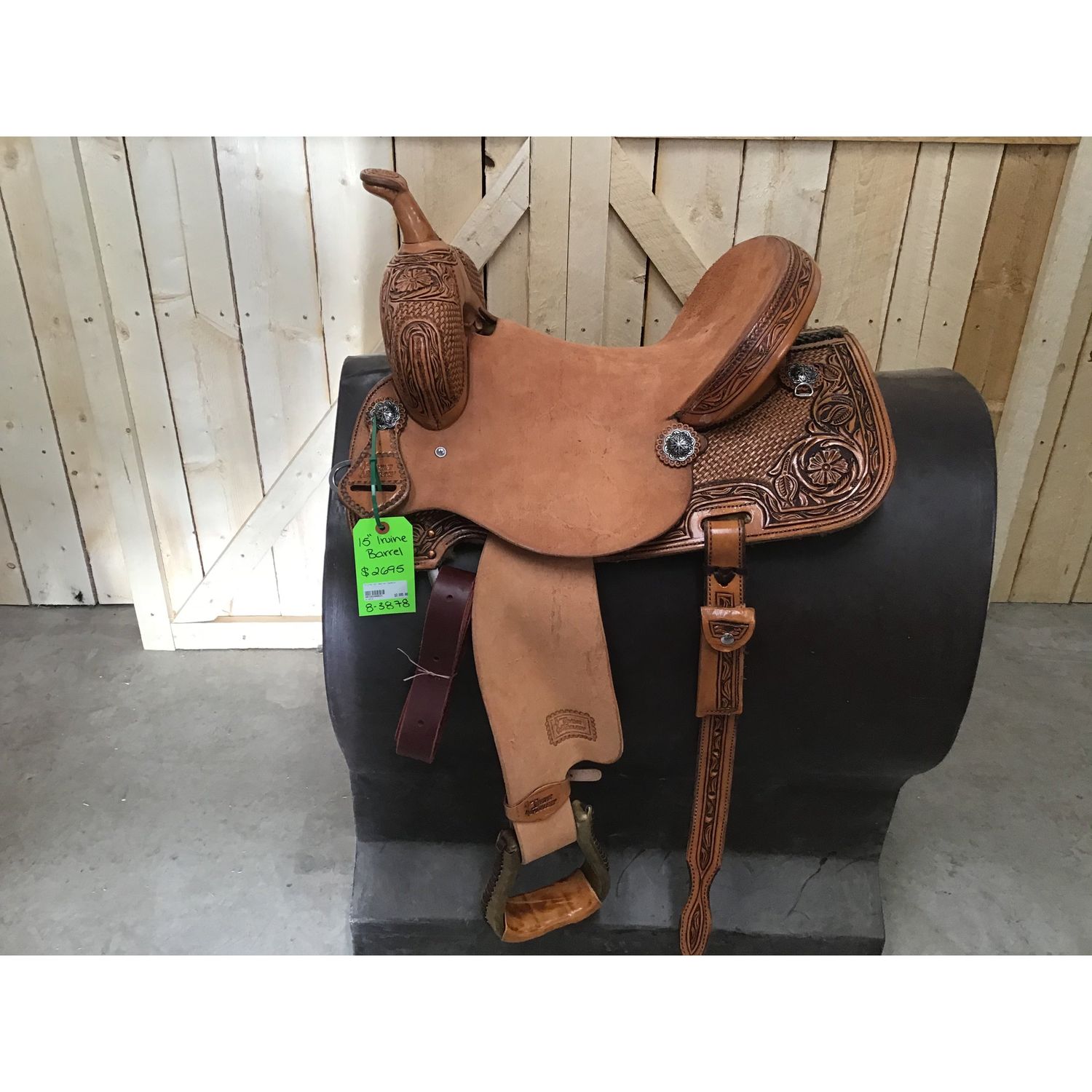 Irvine 15" Barrel Saddle - 8-3878