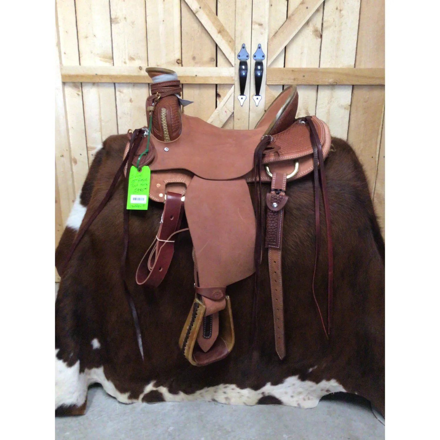 Irvine 15" Post Horn Association Modified Ranch Saddle - 1/4 Basic Tooling