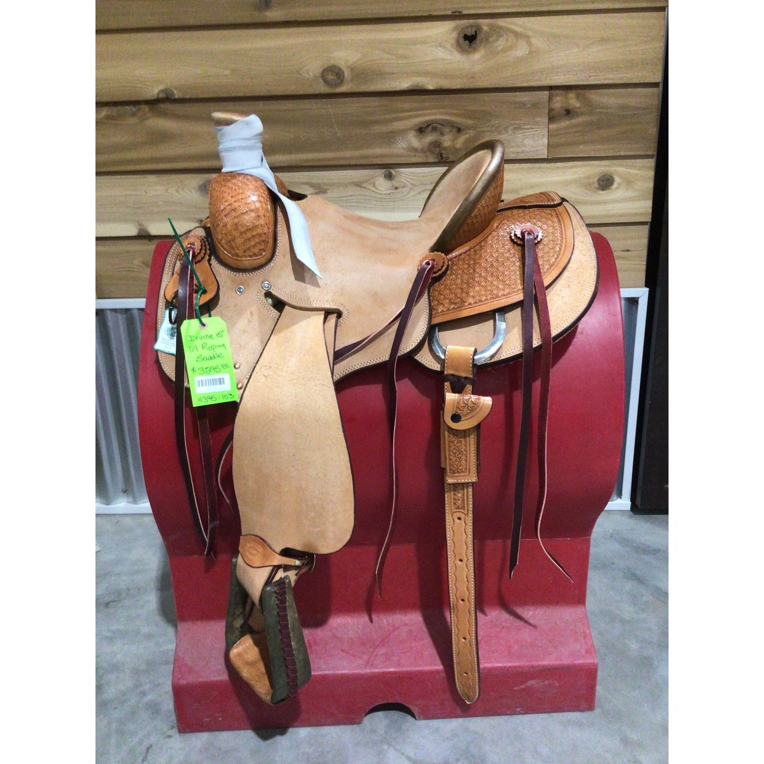 Irvine 15" OY Roping Saddle-5