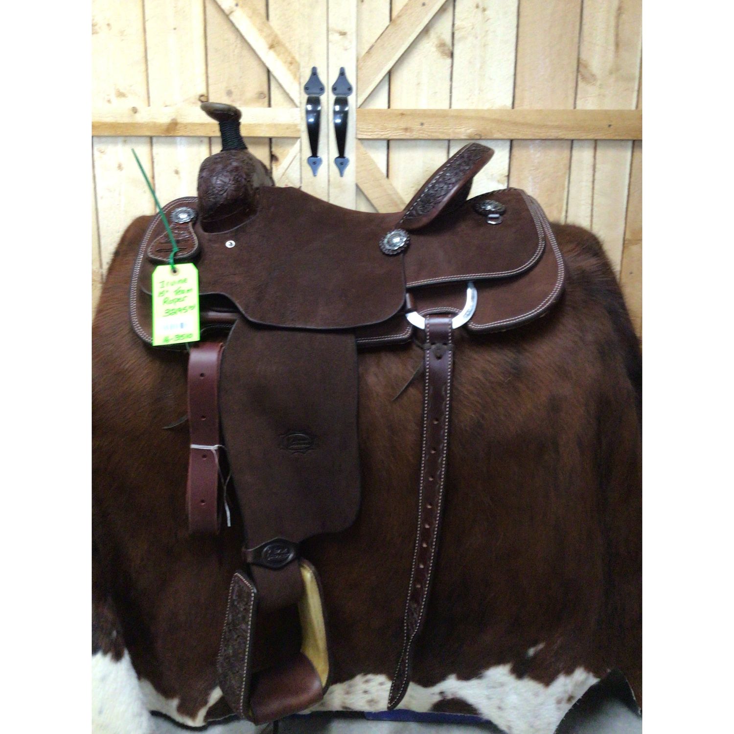 Irvine 15" Team Roping Saddle-4